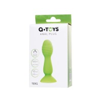 Анальная втулка A-Toys by TOYFA Terg, силикон, зеленый, 10 см