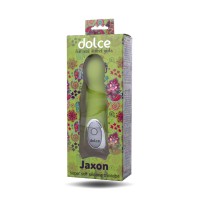 Вибратор TOYFA Dolce Jaxon, силикон, зеленый, 12,5см