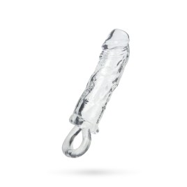 Насадка на пенис с кольцом XLover by TOYFA Increase+ для увеличения размера,  TPE, прозрачный, 14 см