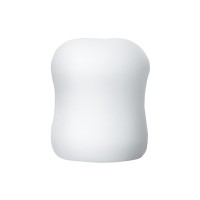 Мастурбатор MasturbaTIN Ribbed Ricky, TPE, белый,4.5 см