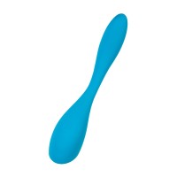 Стимулятор точки G с фиксацией формы Satisfyer G-Spot Flex 5 Connect App, голубой, 19,6 см