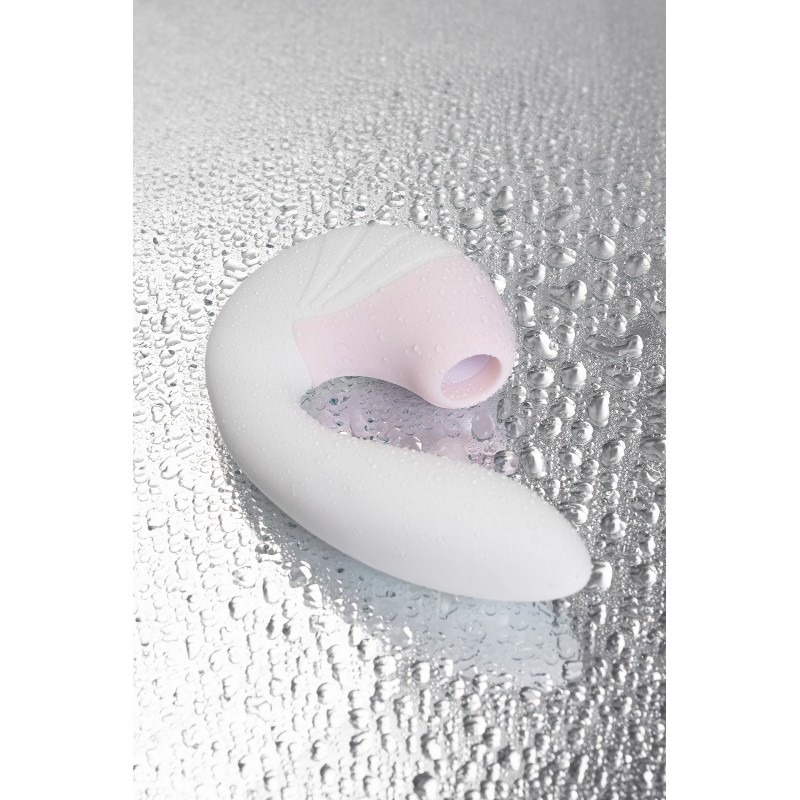 Вибратор Satisfyer Supernova, с вакуум-волновым стимулятором, силикон, белый, 16,9 см