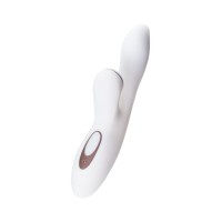 Вибратор Satisfyer Pro+ G-Spot, с вакуум-волновым стимулятором, силикон, белый, 22 см