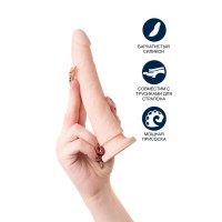 Фаллоимитатор RealStick Silicone Bradley C, телесный, 18,5 см