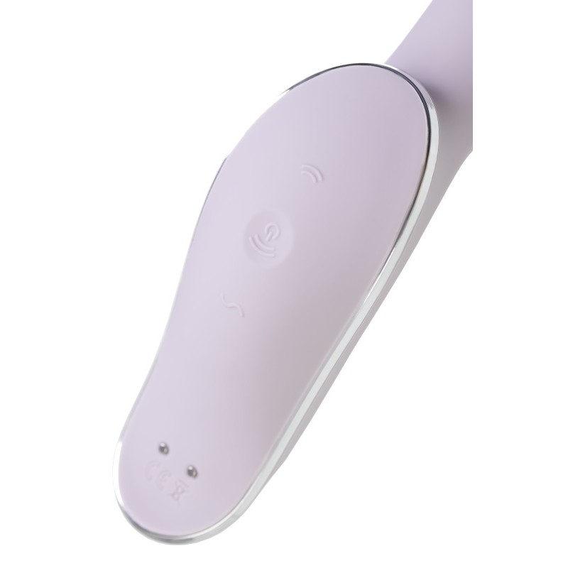 Вакуумный стимулятор клитора с вибрацией Satisfyer Curvy Trinity 2, сиреневый, 17,4 см