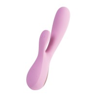 Нереалистичный вибратор Satisfyer Mono Flex Connect App, силикон, розовый, 20,4 см.