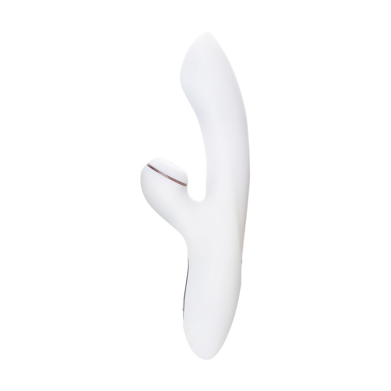 Вибратор Satisfyer Pro+ G-Spot, с вакуум-волновым стимулятором, силикон, белый, 22 см
