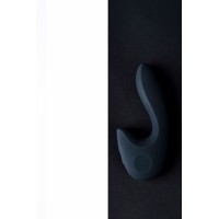 Нереалистичный вибратор Sense Max  , Силикон, Чёрный,16 см
