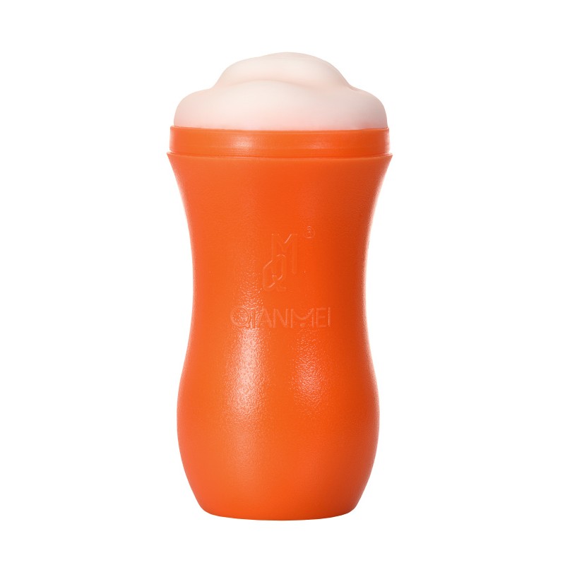Мастурбатор A-Toys by TOYFA Nilla, рот, TPE, оранжевый, 14 см