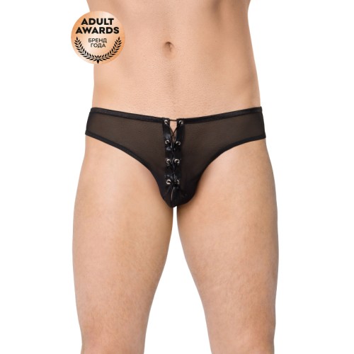 Трусы мужские на шнуровке SoftLine Collection, черный, M/L