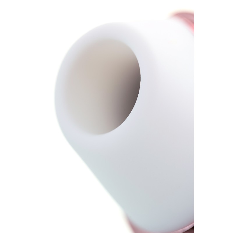 Вакуум-волновой стимулятор с вибрацией Satisfyer Love Triangle Connect App, силикон, белый, 8,8 см