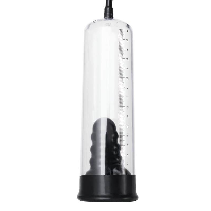 Помпа для пениса TOYFA A-Toys, PVC, чёрный, 20,5 см