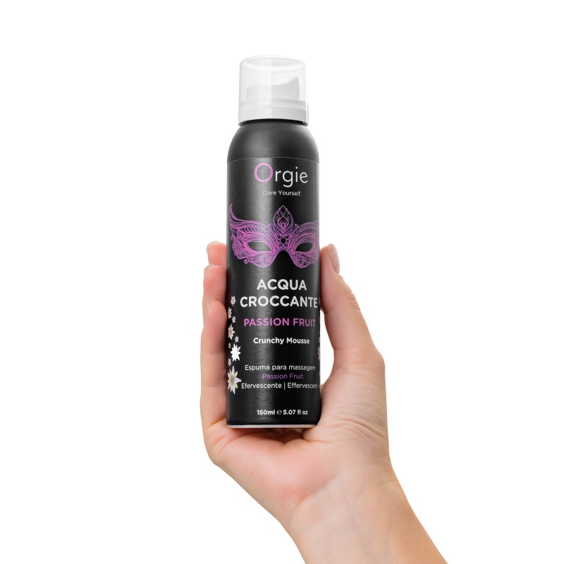 Изображение Orgie, Португалия Шипучая пена для массажа Orgie Acqua Croccante Passion Fruit, аромат маракуйя, 150 мл