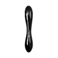 Двусторонний фаллоимитатор Satisfyer Dazzling Crystal 1, стекло, черный, 18,5 см