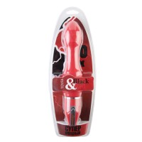 Анальный стимулятор Black & Red by TOYFA, силикон, красный, 28 см