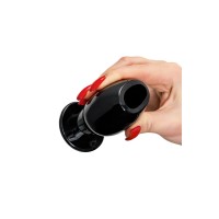 Анальная втулка TOYFA Basic L, TPE, чёрная, 7,5 см