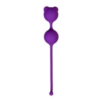 Вагинальные шарики A-Toys by TOYFA Meeko, силикон, фиолетовые, 16,4 см, Ø 2,7 см