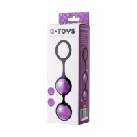 Вагинальные шарики A-Toys by TOYFA Raspy, ABS пластик, фиолетовый, 14 см