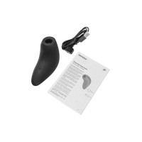 Вакуум-волновой стимулятор клитора Satisfyer Magnetic Deep Pulse, силикон, черный, 11,6 см