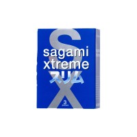 Презервативы Sagami, extreme, feel fit, гладкие, 19 см, 5,1 см, 3 шт.