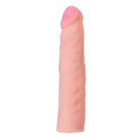Страпон LoveToy с поясом Harness, с 2 насадками, реалистичный, neoskin, телесный, 18 см