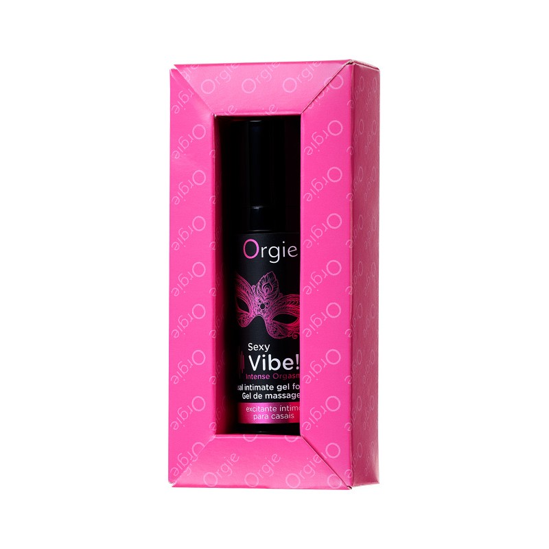 Гель для массажа ORGIE Sexy Vibe Intense Orgasm с разогревающим и охлаждающим эффектом, 15 мл