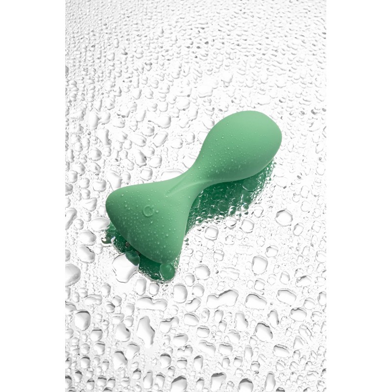 Анальная вибровтулка Satisfyer Trendsetter Connect App, зеленая, 11,3 см