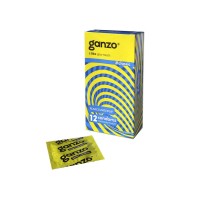 Презервативы Ganzo, classic, классические, латекс, двойная смазка, 18,5 см, 5,2 см, 12 шт.