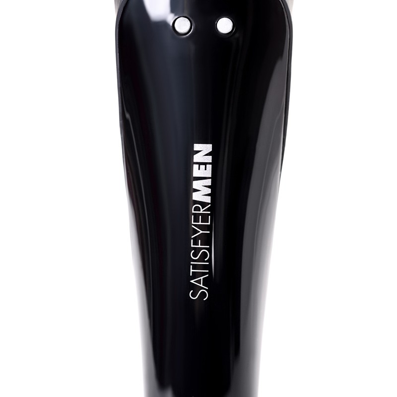Мастурбатор нереалистичный Satisfyer  Men Wand , силикон, чёрный, 20 см.