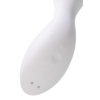 Вакуумный стимулятор клитора с вибрацией Satisfyer Curvy Trinity 5 Connect App, белый, 16,5 см