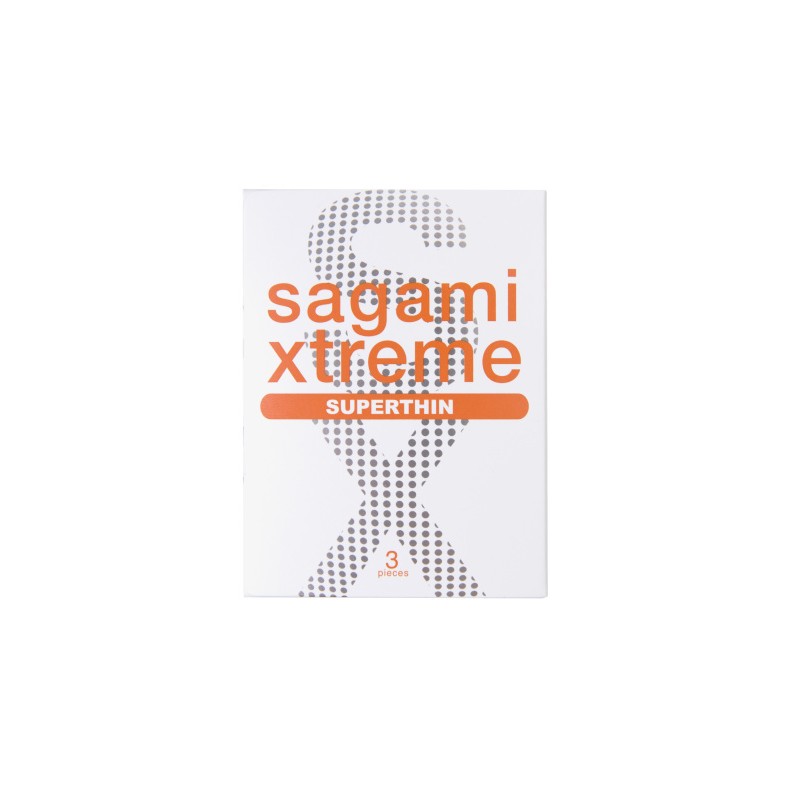 Презервативы Sagami, xtreme, 0.04, латекс, 19 см, 5,4 см, 3 шт.