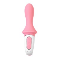 Вибратор с расширением Satisfyer Air Pump Booty 5+ Connect App, силикон, розовый, 15 см