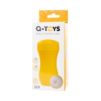 Мастурбатор A-Toys by TOYFA Dion, анус, TPE, желтый, 14 см