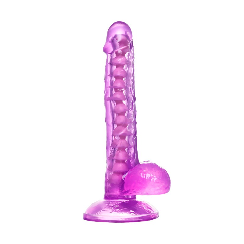 Реалистичный фаллоимитатор A-Toys by TOYFA Celiam, TPE, фиолетовый, 20,5 см