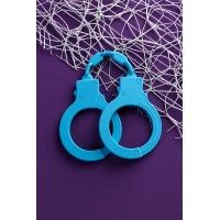 Силиконовые наручники A-Toys by TOYFA Celet, силикон, голубые, 33 см