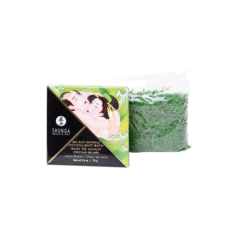 Соль Мёртвого моря Shunga Moonlight Bath "Цветок лотоса" с лечебными свойствами, 75 гр.