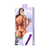 Стимулятор 2 в 1 JOS Kisom, силикон, фиолетовый, 24 см