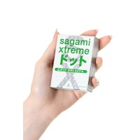Презервативы Sagami, xtreme, type-e, латекс, 18,5 см, 5,2 см, 3 шт.