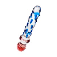 Двусторонний фаллоимитатор Sexus Glass, стекло, прозрачный, 20 см