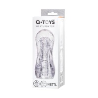 Мастурбатор A-Toys by TOYFA Nettl, ABS пластик, прозрачный 18,5 см