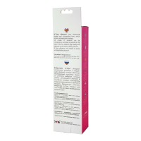 Вибратор A-Toys by TOYFA с клиторальным стимулятором, силикон, розовый, 15 см