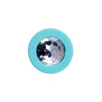Анальная втулка ToDo by Toyfa Brilliant, силикон, голубая, 8 см, Ø 3,5 см, 50 г
