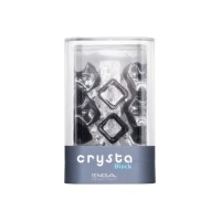Нереалистичный мастурбатор TENGA Crysta Block, TPE, прозрачный, 15,5 см