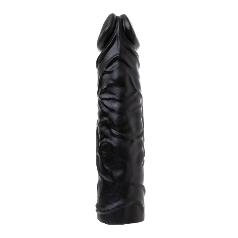 Страпон LoveToy с поясом Harness с 2 насадками, PVC, чёрный, 20 см