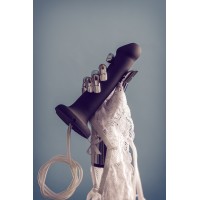 Ремневой нереалистичный семяизвергающий страпон Strap-on-me, L, силикон, черный, 19,6 см