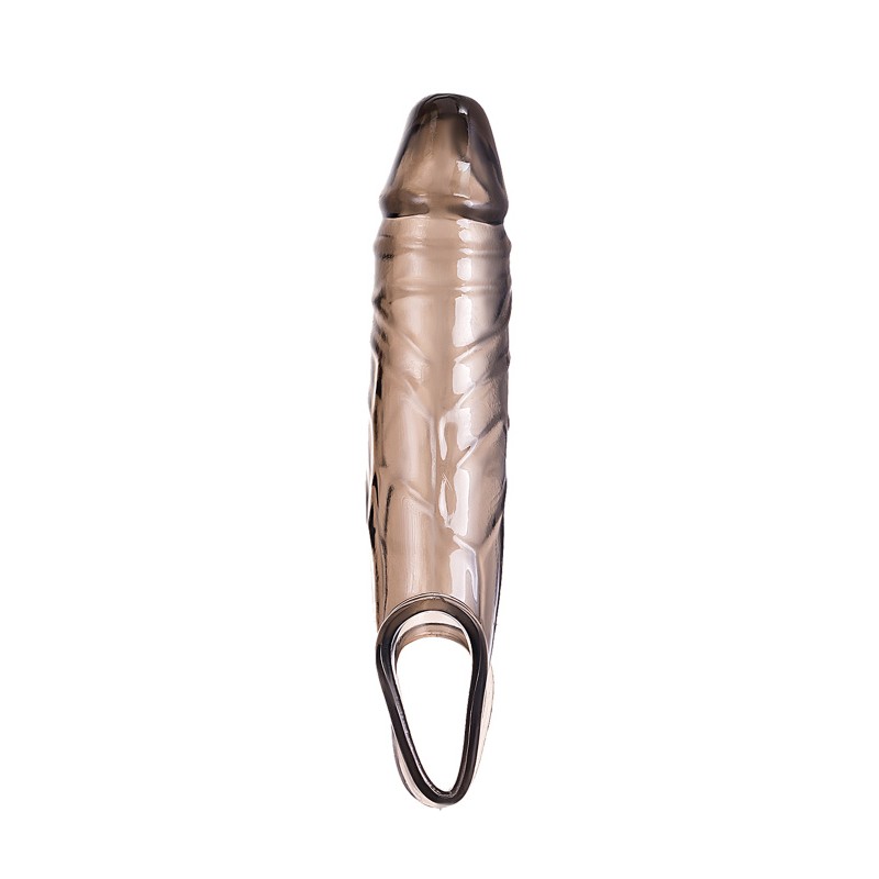 Насадка XLover by TOYFA, для увеличения размера, TPE, черная, 15,5 см