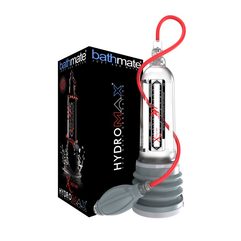 Гидропомпа Bathmate Hydromax Xtreme X50, прозрачная, 36,5 см