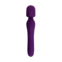 Стимулятор 2 в 1 JOS Kisom, силикон, фиолетовый, 24 см