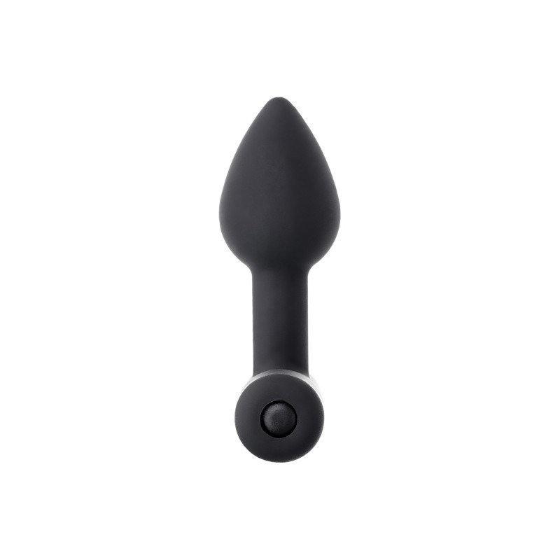 Анальная втулка Erotist SHAFT, силикон, черный, 6,9 см