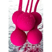 Вагинальные шарики A-Toys by TOYFA Redvil, силикон, розовые, 16,5 см